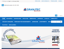 Tablet Screenshot of granjtec.com.br
